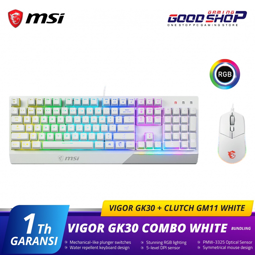 MSI Vigor GK30 Combo - Gaming Bundle