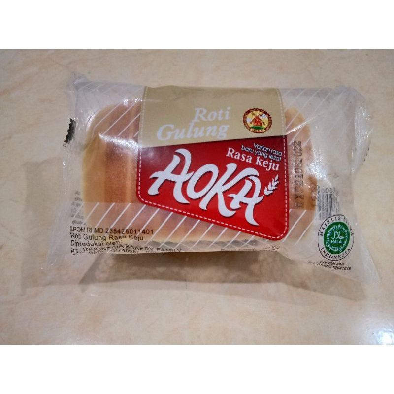 

Aoka Roti Gulung Rasa Keju