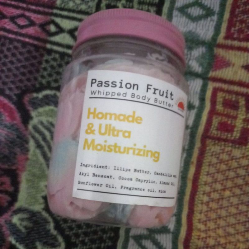 passion fruit whipped body butter