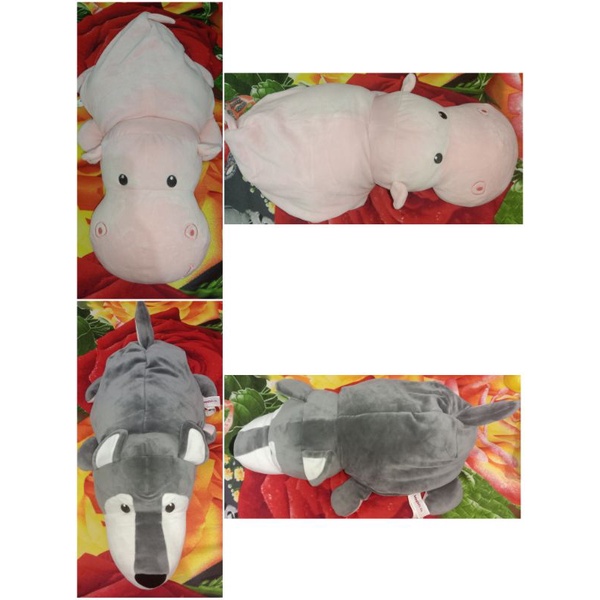 Boneka miniso bolak balik reversible animal plush toy | boneka unik dua rupa boneka bolbal miniso | 