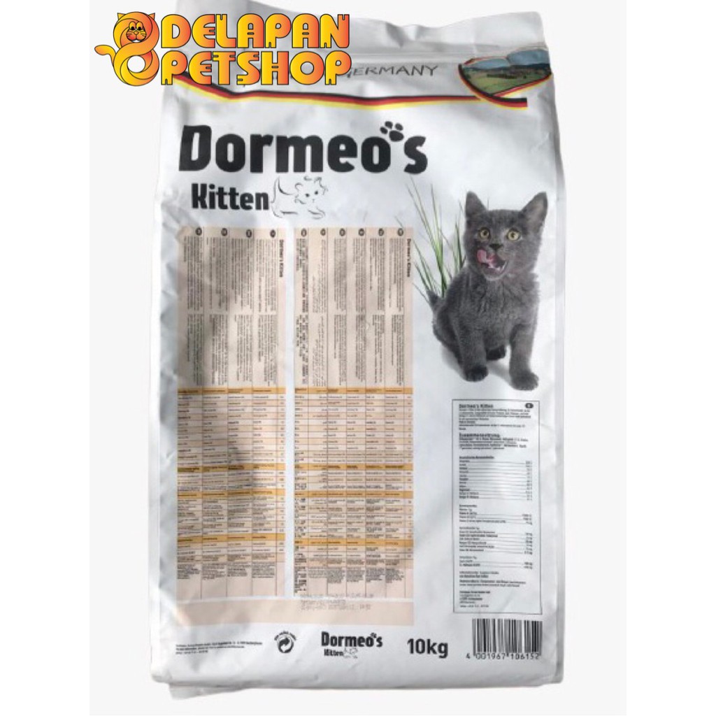 Dormeos Kitten Cat Food 10 Kg Made in Germany