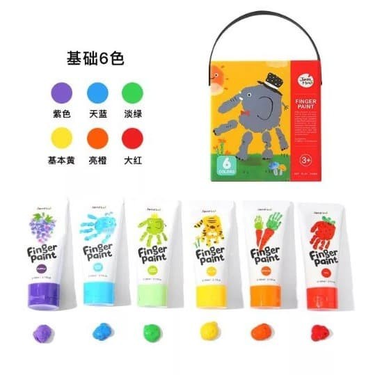 

Diskon Joan Miro Finger Paint Set 6 Colors Kado Anak Cat Air Washable Paint Terlaris