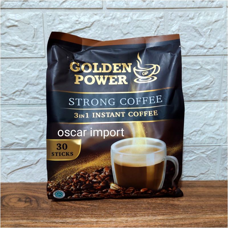 

Golden Power Strong Coffee isi 30 stick Instant White coffee