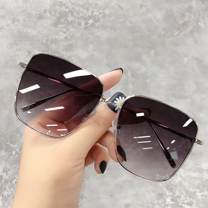 New 2023 - Kacamata Gaya Kotak Retro Nagita - Kacamata Fashion Simple Kekinian-Purple