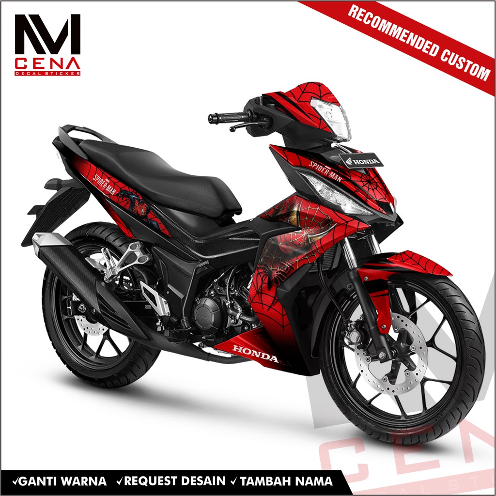 Sticker Decal Supra GTR 150 Fullbody Sticker Supra GTR Striping Supra GTR SPIDERMAN