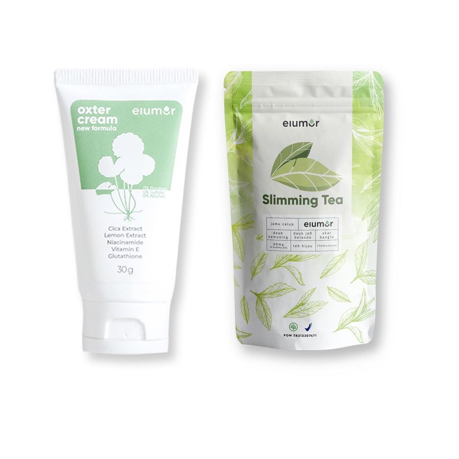 

TERMURAH Elumor Paket 1 Oxter Cream + 1 Slimming Tea ☣ 870