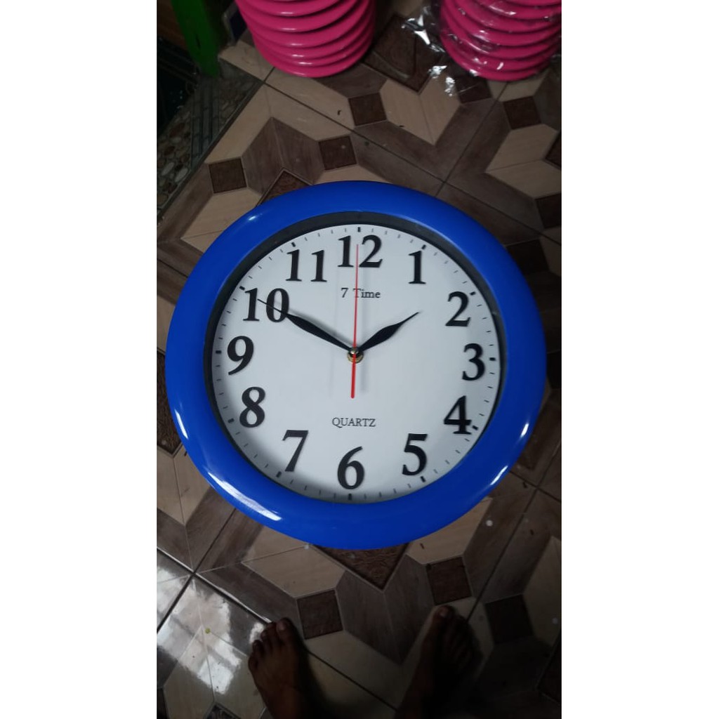 JAM DINDING BESAR 30CM JAM DINDING POLOS DIAMETER 30CM [GRATIS PAKING BUBBLE]