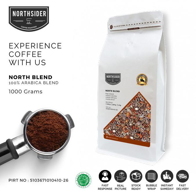 

[ COD ] BIJI KOPI ARABICA NORTH BLEND - 1KG SIGNATURE ESPRESSO BLEND PROMO SPECIAL Kode 473