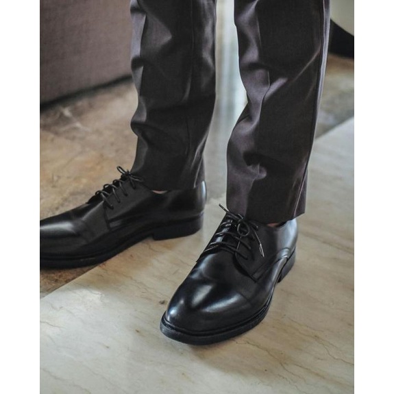 ✷ Sepatu Pria / Sepatu Pantofel / Sepatu Kulit Jackwell Allen Black 1602 ➳