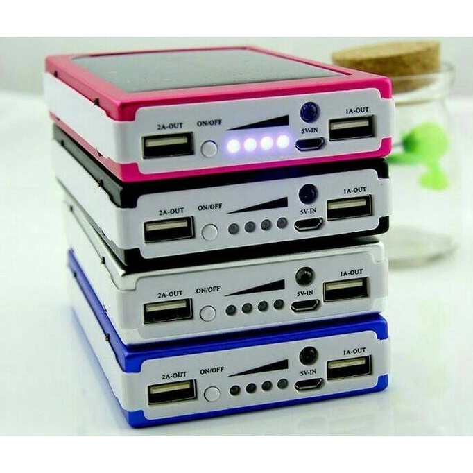 Power Bank Solar Cell 20 Led Lampu Emergency