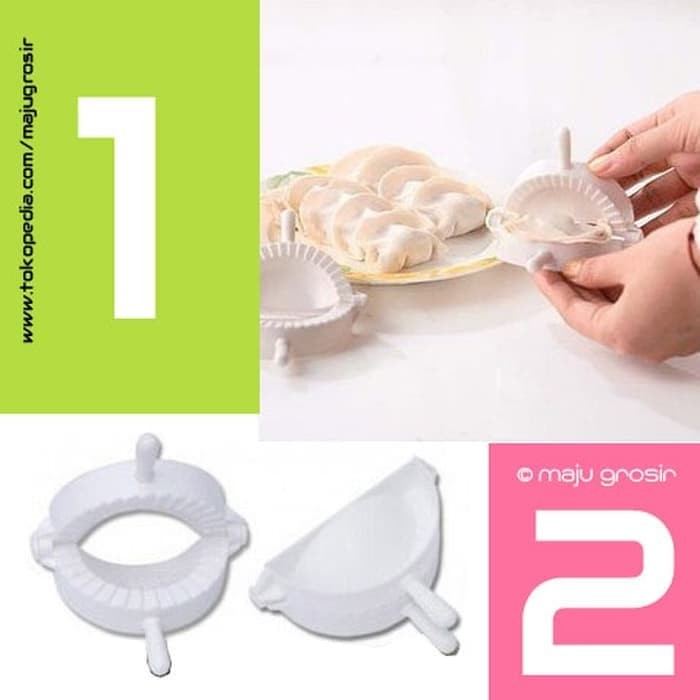 ( DPT 2PCS ) Alat Pembuat Cetakan Kulit Pangsit Pastel dumpling mold dimsum gyoza peralatan dapur