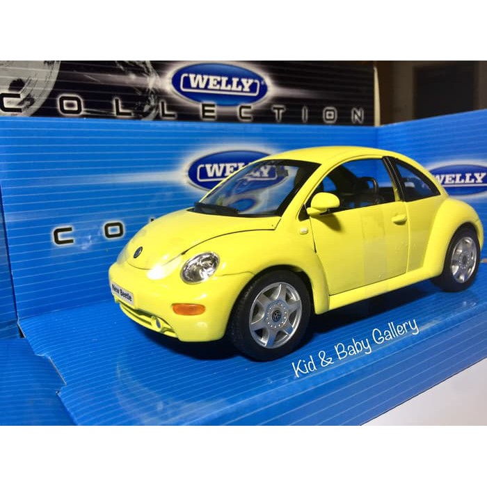 DIE CAST WELLY VOLKSWAGEN NEW BEETLE CONVERTIBLE 1:34 [ MBW 041 ]