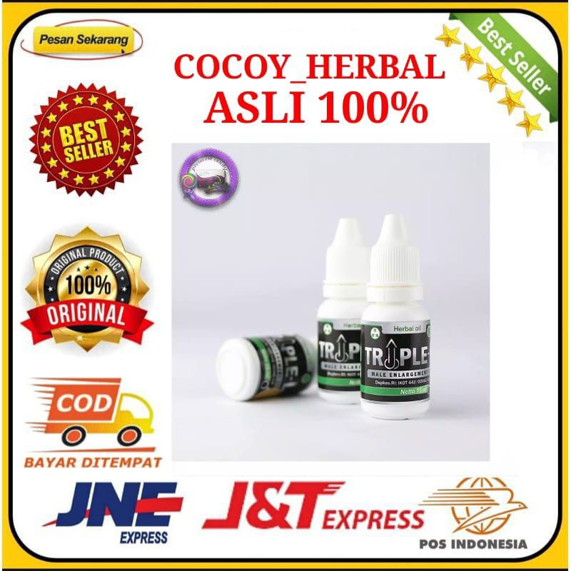 100% ASLI ( TERLARIS ) TRIPLE L Obat Herbal Pria Vitalitas Agar Tahan Lama - Aman Terpercaya