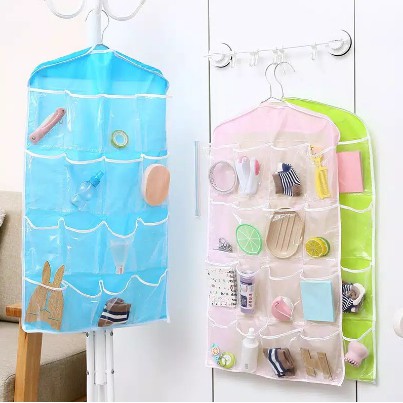 POUCH GANTUNG CELANA DALAM / TEMPAT PENYIMPANAN CELANA DALAM RAK ORGANIZER SERBAGUNA