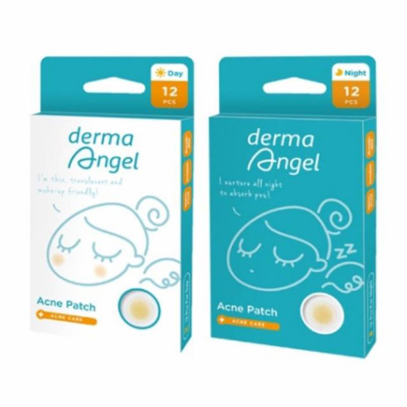 DERMA ANGEL Acne Patch Day Night | Plester Jerawat Transparan