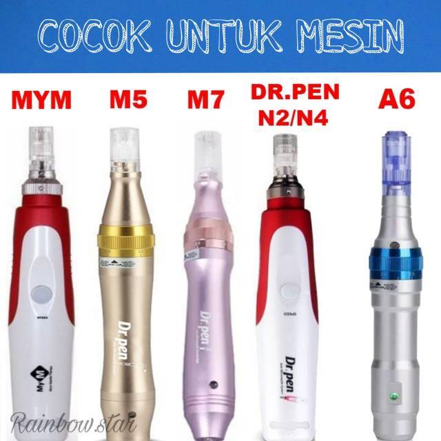 Jarum BB Glow / Dermapen Needles Jarum Nano 12 36 42 Pin Mym Dr Pen / Jarum Sulam Alis