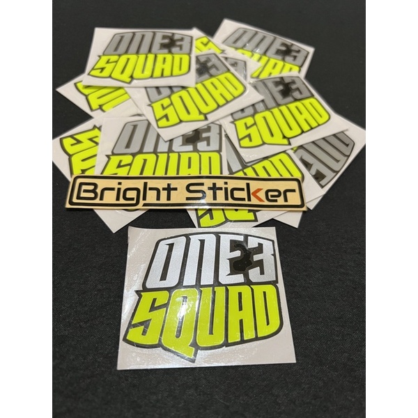 STICKER ONE3 SQUAD CUTTING