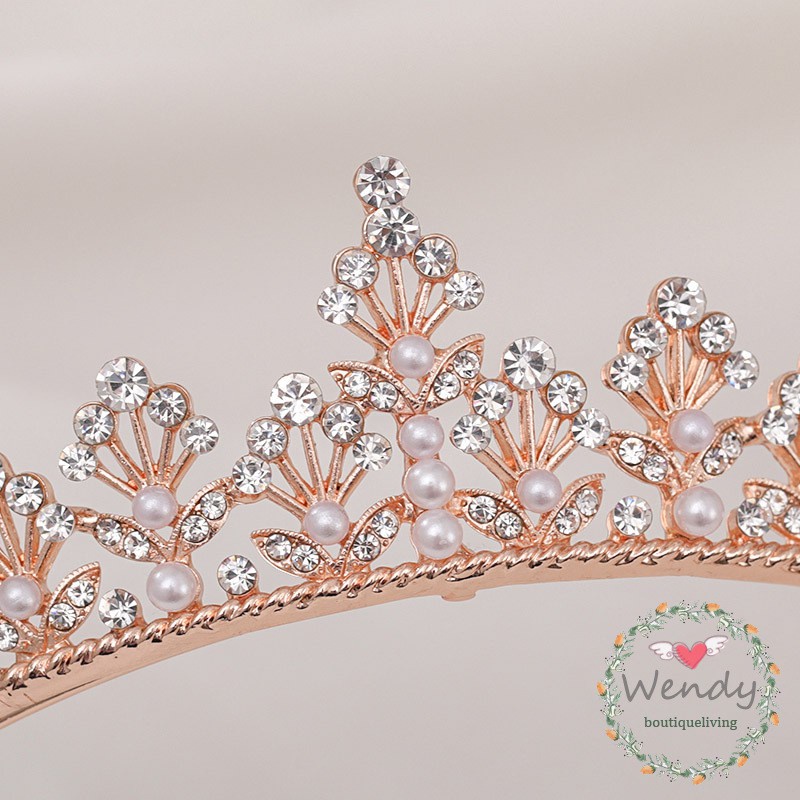 Edelweiss Crown - Mahkota Pengantin / Bridesmaid - Bridal Crown Mutiara - Wedding Crown