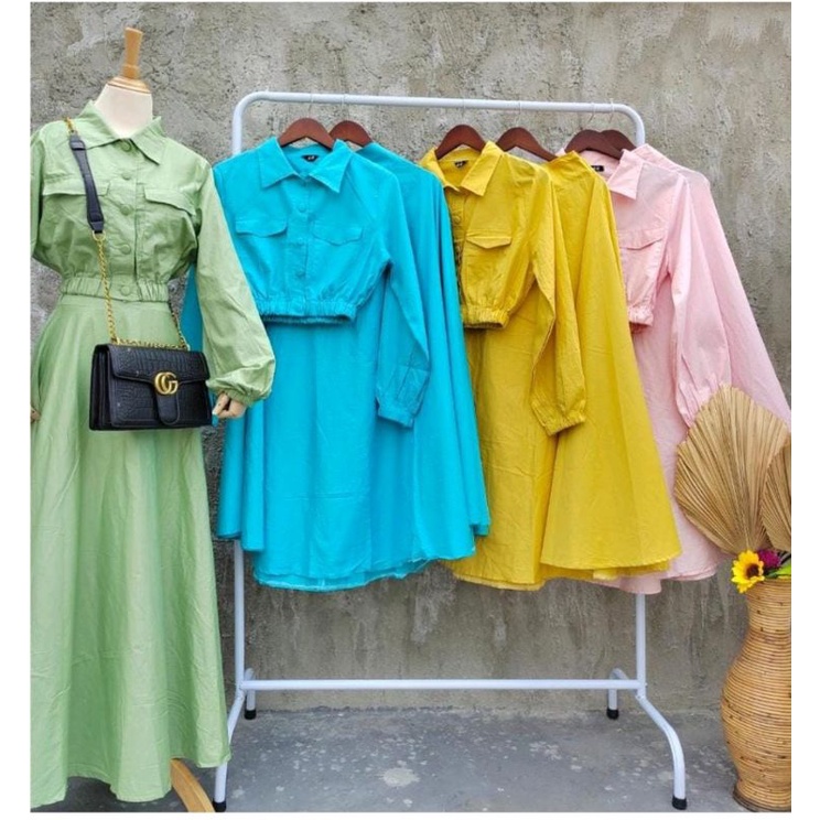 setelan rok extu biru SETROK ORI EXTU SETROK EXTU SETELAN ROK EXTU