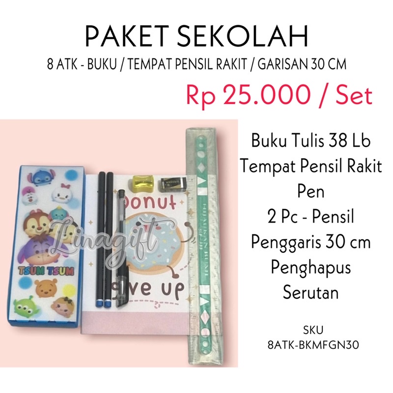 ( Set Paket Motif ) ALAT TULIS SEKOLAH LENGKAP / MEWARNAI / KADO SUVENIR CUSTOM ULANG TAHUN / HADIAH LOMBA 17 AGUSTUS / COLORING STATIONERY SET / BUKU A5 NOTES PEN PENSIL / GOODIE BAG BINGKISAN SOUVENIR