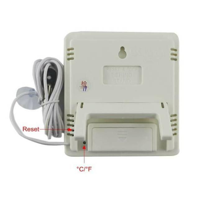 Jam Weker Digital Alarm Sensor Suhu Temperature Lembab HTC-2 HTC 2 Murah