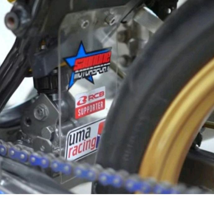 Original mika akrilic pelindung shock belakang cb150r old new Supra GTR buruan