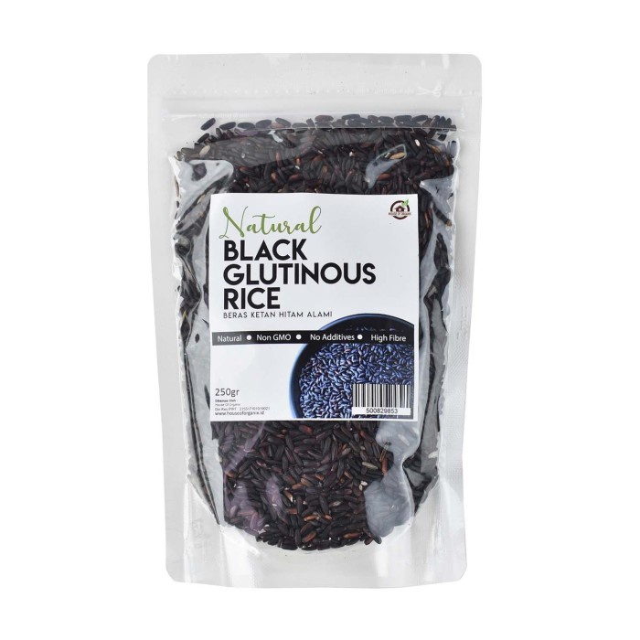 

978EqW House Of Organix Natural Black Glutinous Rice/Beras Ketan Hitam 250 Gr WQ0112