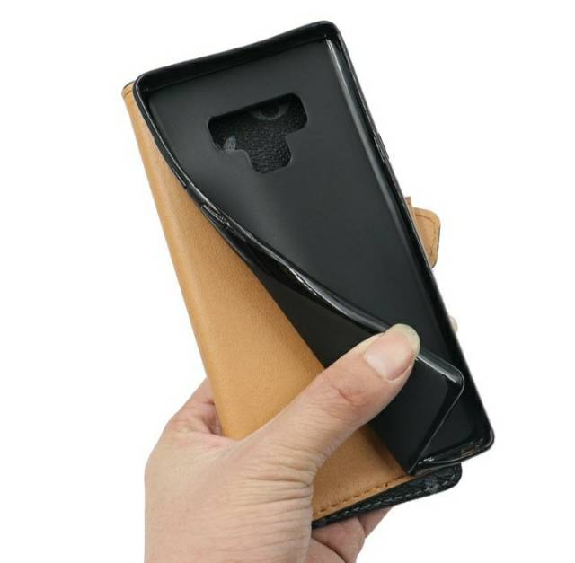 CASE DOMPET KULIT + MAGNET HP / LEATHER FLIP COVER FOR PHONE