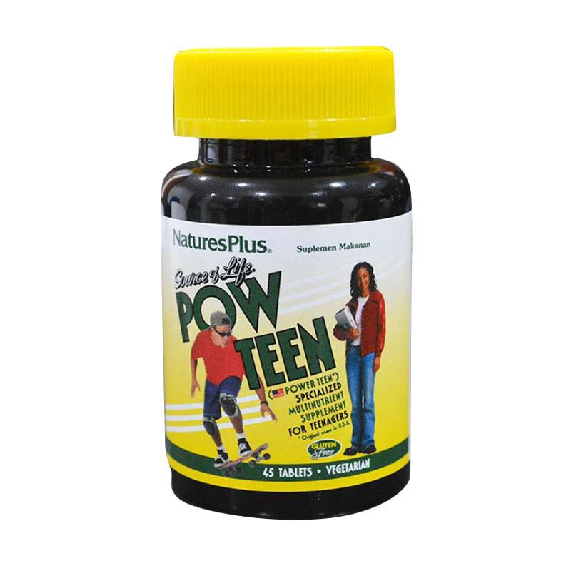 Nature's Plus Pow Teen Asupan Multivitamin Remaja [45 Tablet]