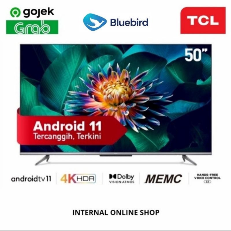 TCL 50A20 Smart TV 50 Inch Android 11 UHD 4K Garansi Resmi