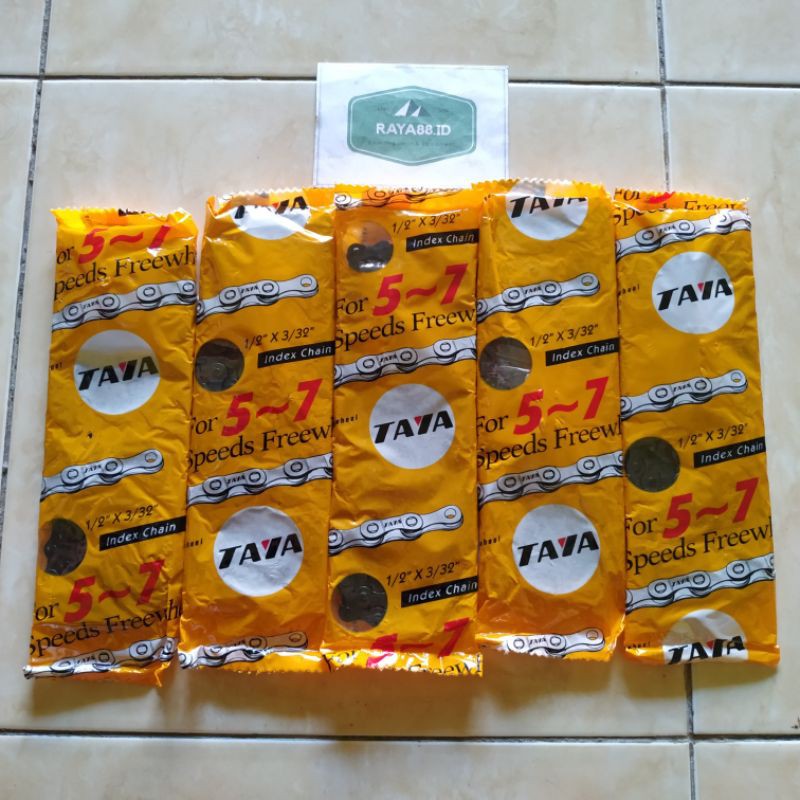 RAYA88 RANTAI 7speed RANTAI SEPEDA 7 SPEED 6-7 speed TAYA & PASIFIC MINION MINITREK untuk SHIMANO