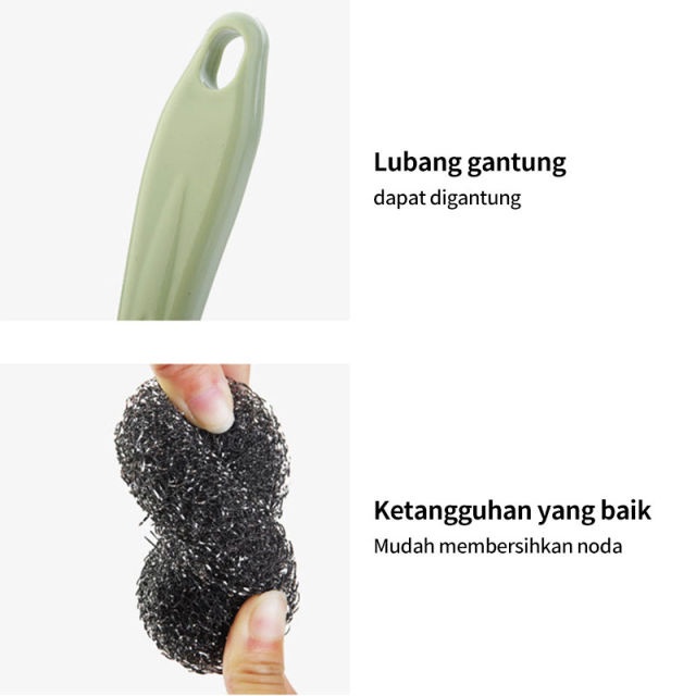 [Saucezhan]Sikat Pembersih Serbaguna / Spons cuci piring