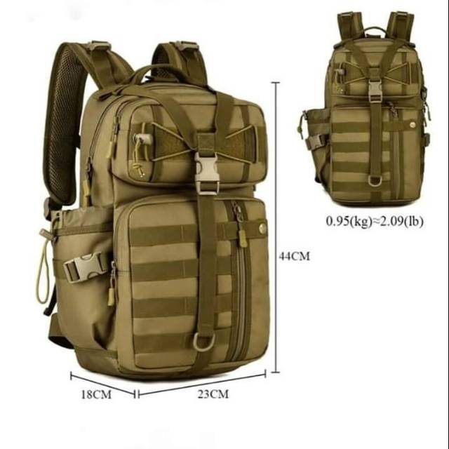 TAS PUNGGUNG PRIA TAS TACTICAL ARMY OUTDOOR