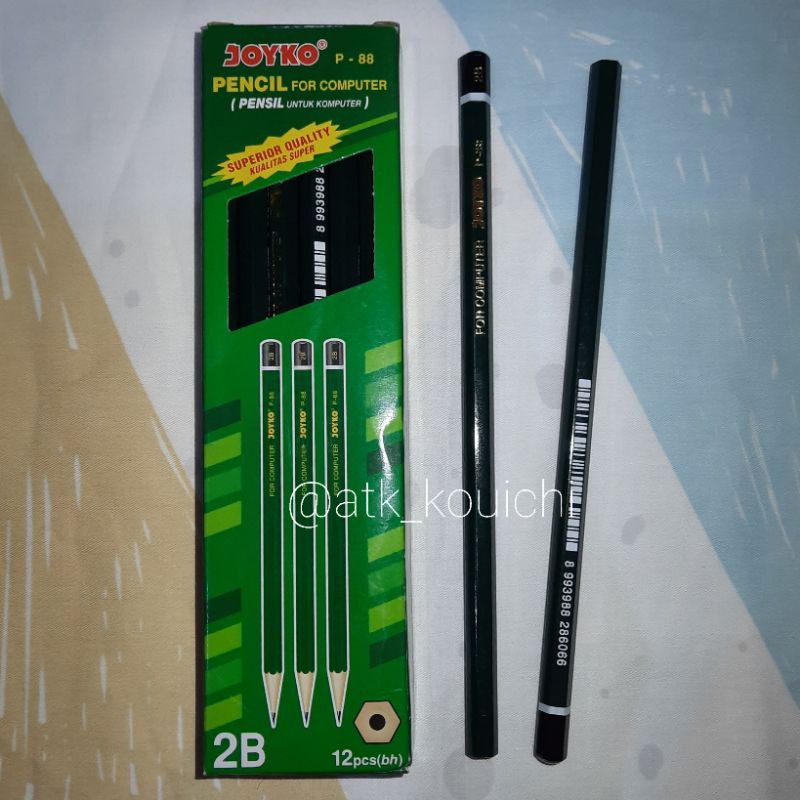 

PENSIL 2B JOYKO P-88 | PENSIL 2B KOMPUTER KUALITAS SUPER | PENSIL 2B JOYKO BEST SELLER