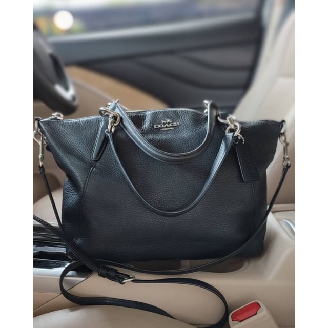 Coach Preloved Kelsey Black Small Sling Authentic