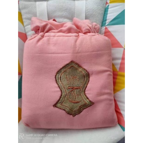 ALMA Exclusive MUKENA HADRAMAUT JUMBO MOTIF TEROMPAH (PLUS TAS) –GNB.19My22ᵁ
