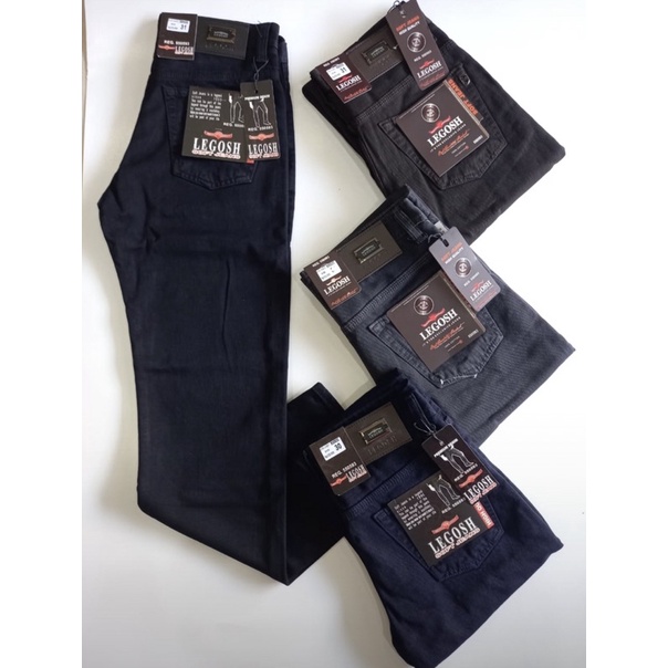 ABDUS07 Celana Jeans Legosh Denim Casual Original Panjang  Streach Legosh Standar Denim Original