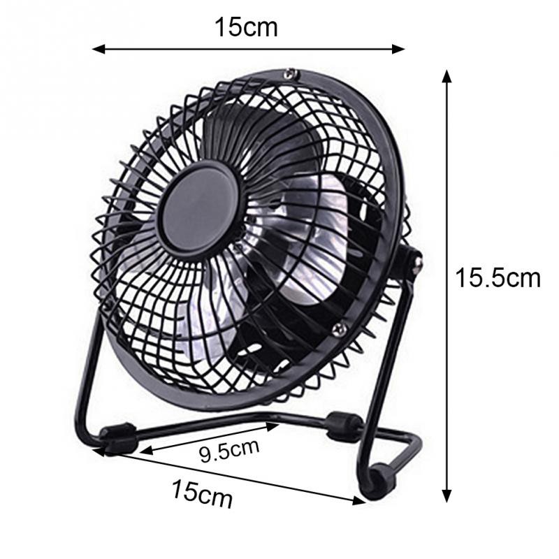 Kipas Angin USB Mobil Meja Besi / Mini Portable Fan