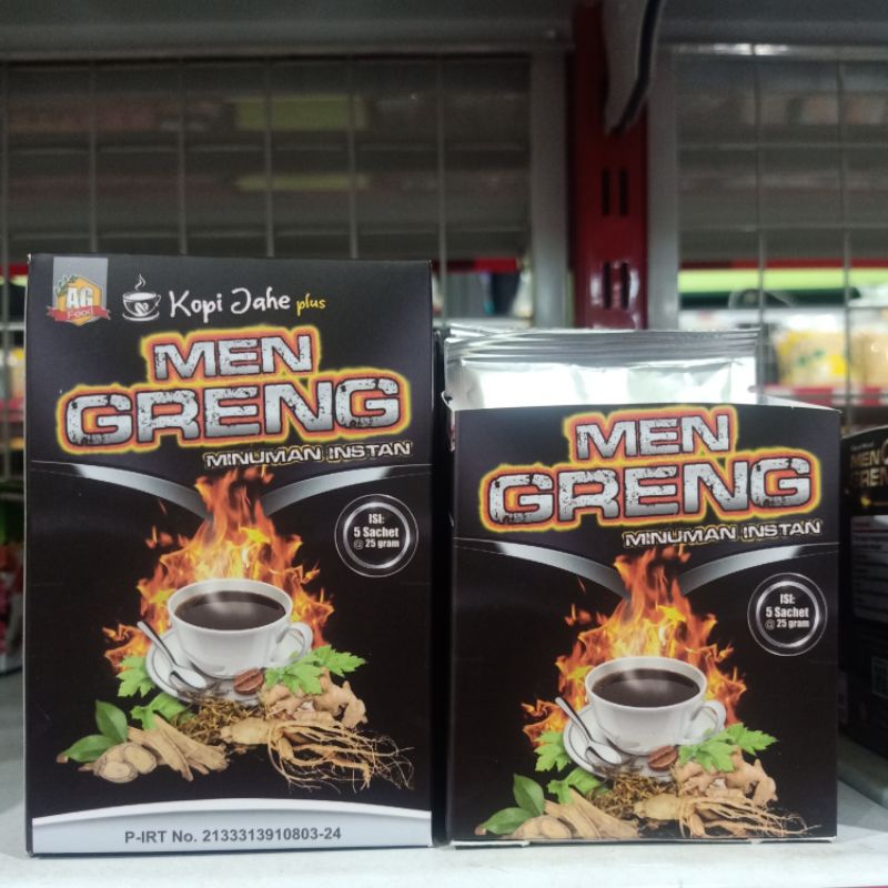 Kopi Jahe Stamina Pria Dewasa Men Greng 125 gr isi 5 Sachet Al-Ghuroba ghuroba Murah Pria Perkasa An