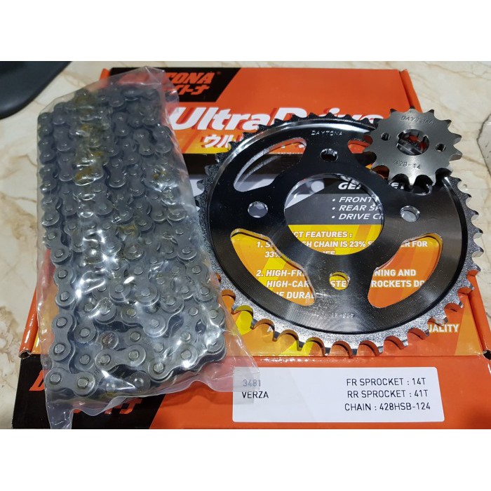 gear gir set versa verza asli ori daytona