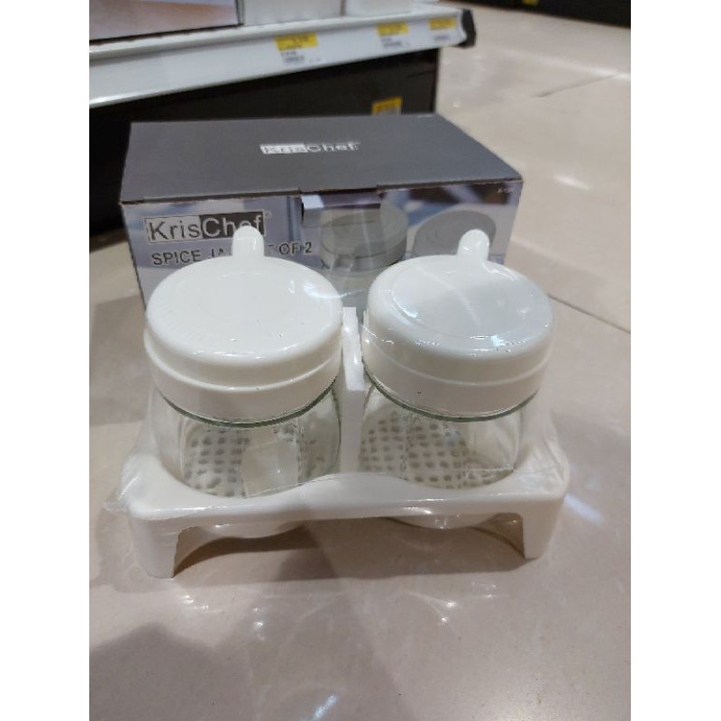TEMPAT BUMBU DAPUR SET BRIGHTEN KRISCHEF  - KRISCHEF SPICE JAR