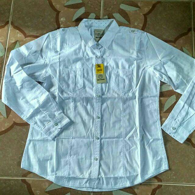 Kemeja wanita nevada putih