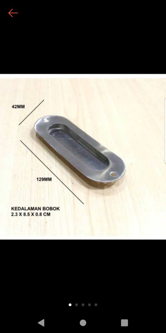 Tarikan Tanam Stenlis Oval 1107