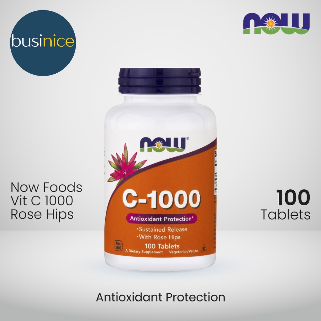 Now Foods Vitamin C1000 100 Tablet Vit C 1000