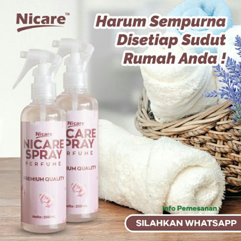 Nicare, Parfum,  Parfum spray,  Pewabgi laundry,  Pewangi ruangan, pewangi pakaian, pewangi murah