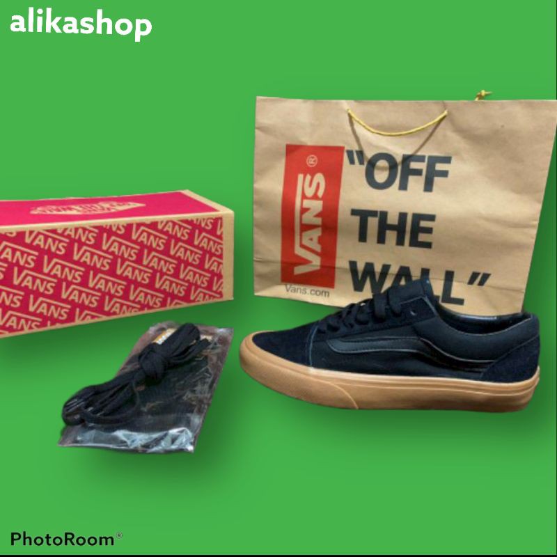 Vans oldskool black Gum