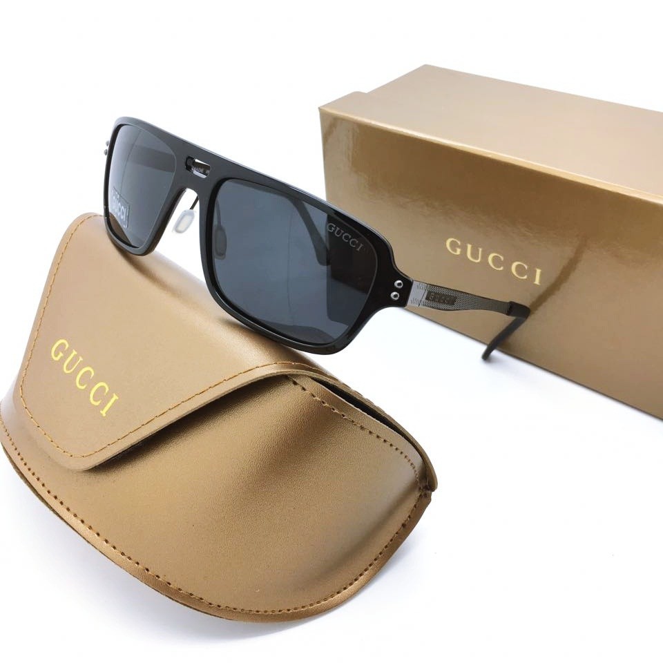 Kacamata / Sunglass Pria Wanita Gucci Am-3823 Fullset   Cairan