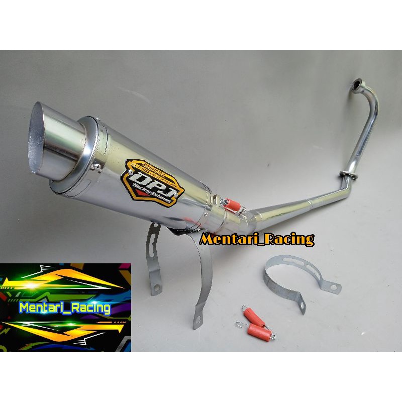 KNALPOT RACING DPJ JUPITER MX OLD/JUPITER MX NEW/SATRIA FU FI/SATRIA FU KARBU 150/SONIC 125/SONIC 15