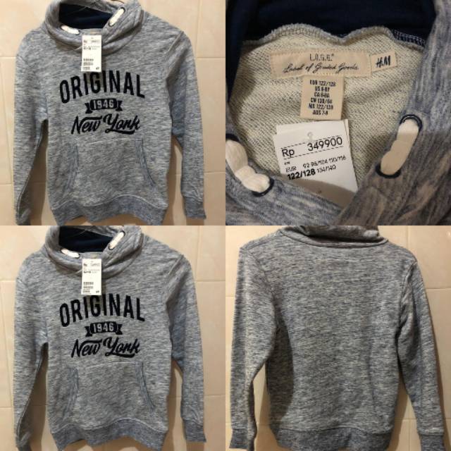 H&M Sweater Original anak cowok 6-8 tahun, Sweater H&M ...