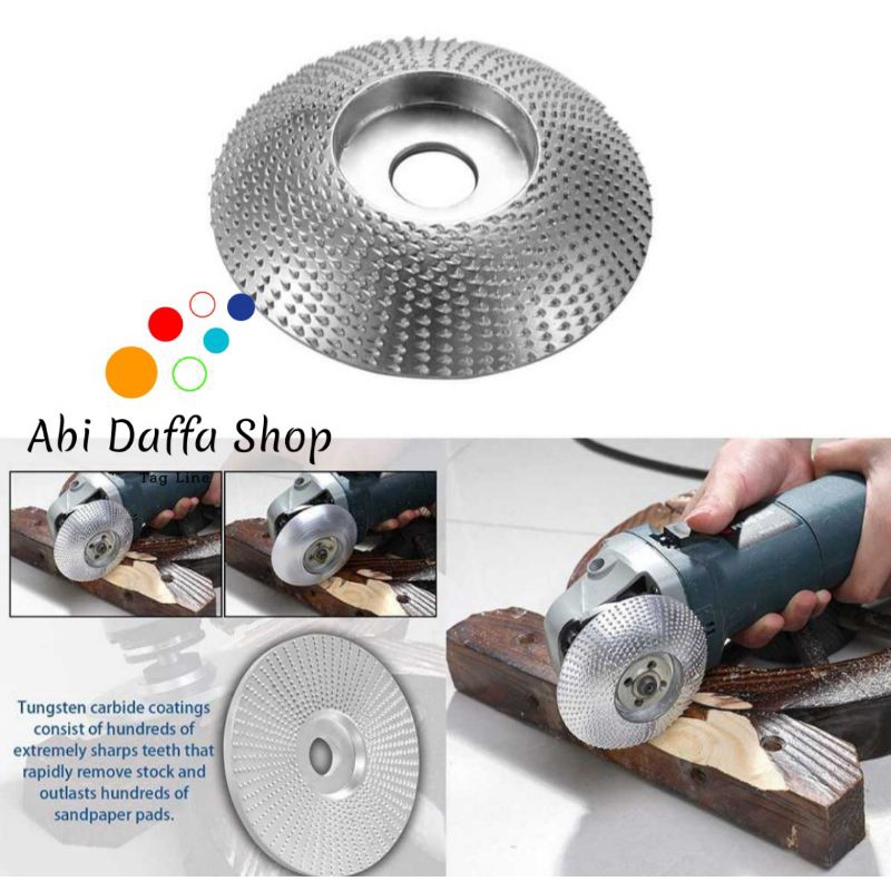 Mata Gerinda Parut Angle Grinding Whell Wood Carving Wood Mata Gerinda